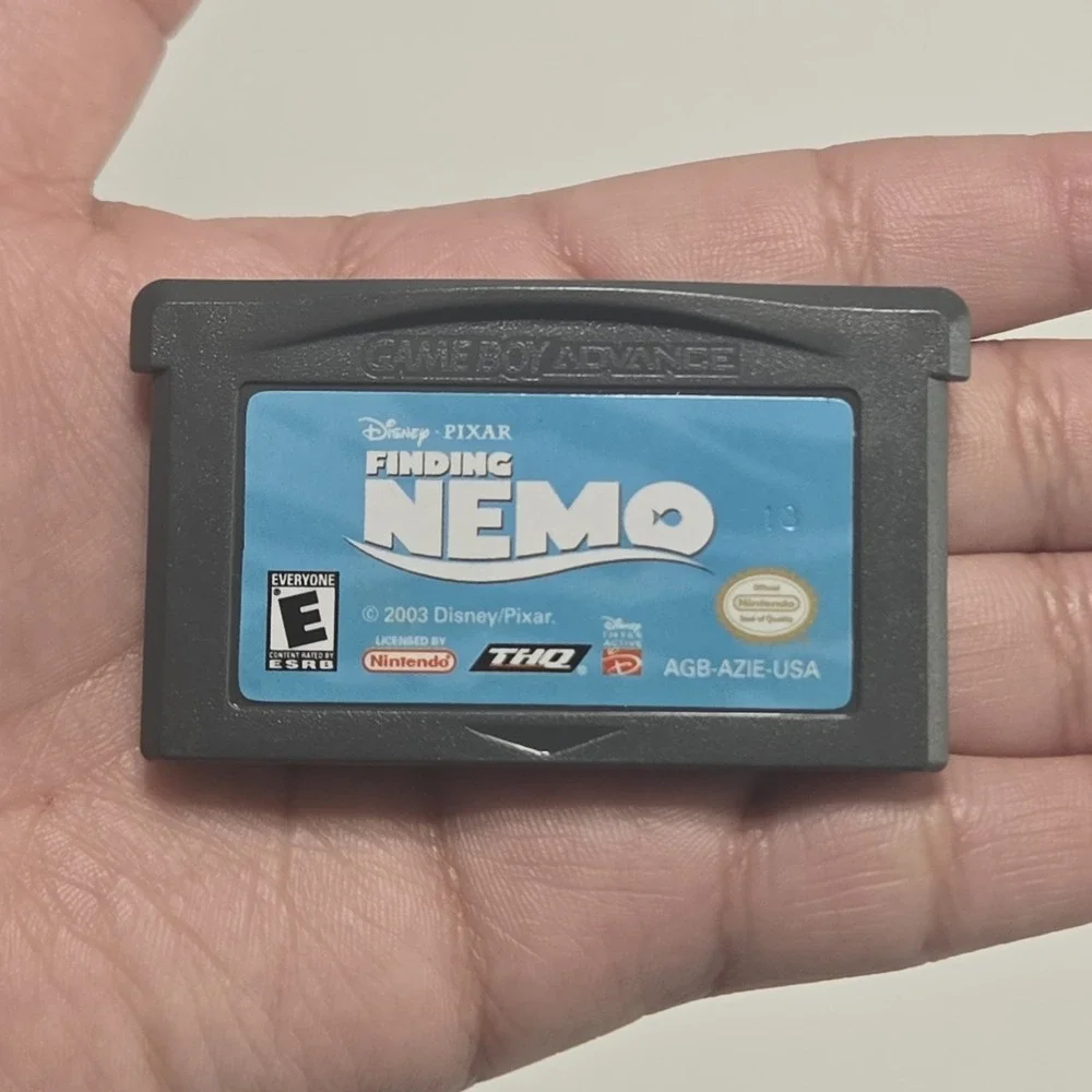 Nintendo‎ Game Boy Advance Lot 5 Games Finding Nemo Ms Pac-Man Tiger Woods GBA